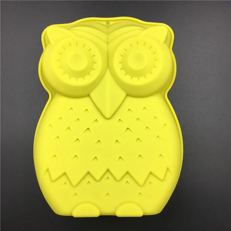 Big Single Owl Shaped Silicone Cake Mold Handmake DIY Bread Mould Silicone Moulds For Cake Decorations