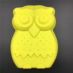 Big Single Owl Shaped Silicone Cake Mold Handmake DIY Bread Mould Silicone Moulds For Cake Decorations