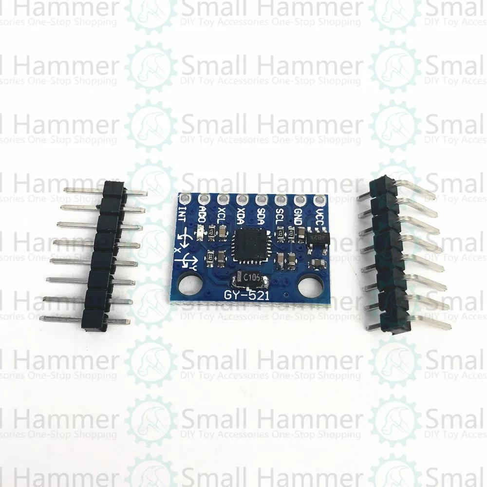 Módulo módulo de três-eixo giroscópio aceleração 6DOF MPU-6050 GY-521