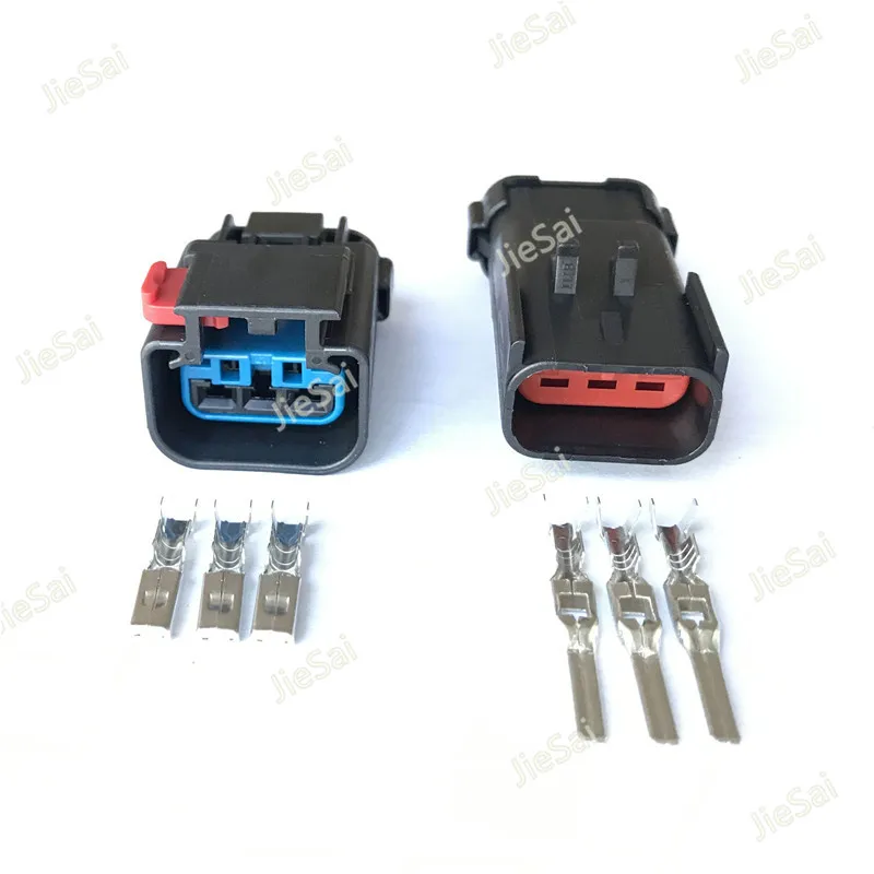 Headlight Wiring Connector Pigtail FCI Apex 2.8mm Waterproof Automotive Plugs 3 Pin 54200308 54200312  Female Male