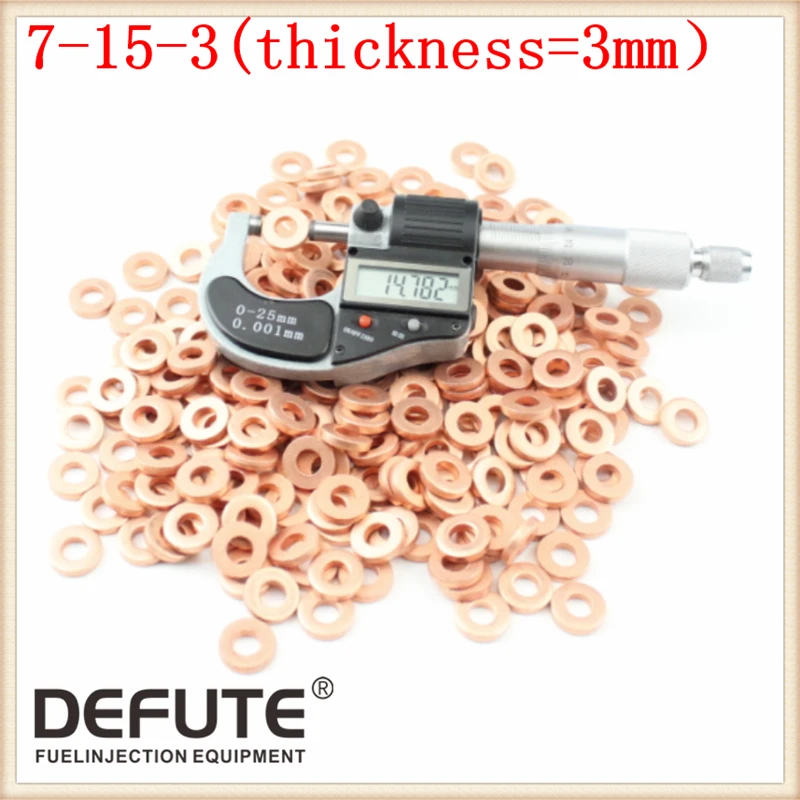 9001850C common rail injector nozzle copper washer 9001-850C and injection copper ring thickness=3mm 9001 850C