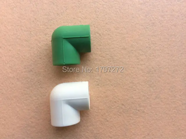 

Free Shipping (5pcs/lot) Quality Enviroment friendly PPR Pipe Elbow Fittings DN25 Connector for sanitary water pipeline