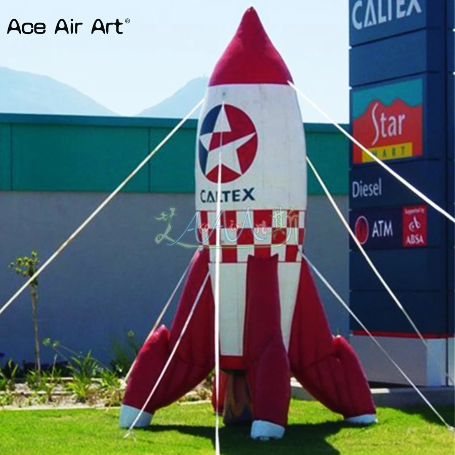 Customized Inflatable Fireworks Model Giant Rocket Model for Advertising and Promotion