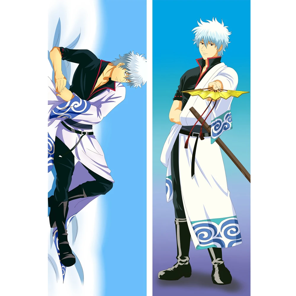 New design GINTAMA Dakimakura anime pillow cover Sakata Gintoki body Pillowcase