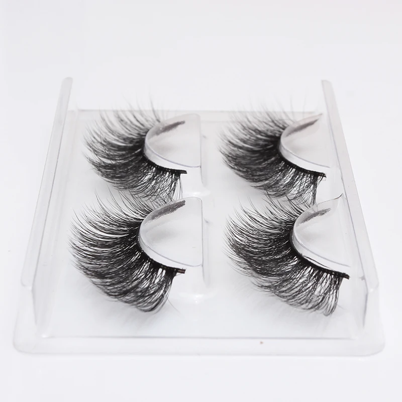 HBZGTLAD 2 pairs natural false eyelashes fake lashes long makeup 3d mink lashes eyelash extension mink eyelashes for beauty 758