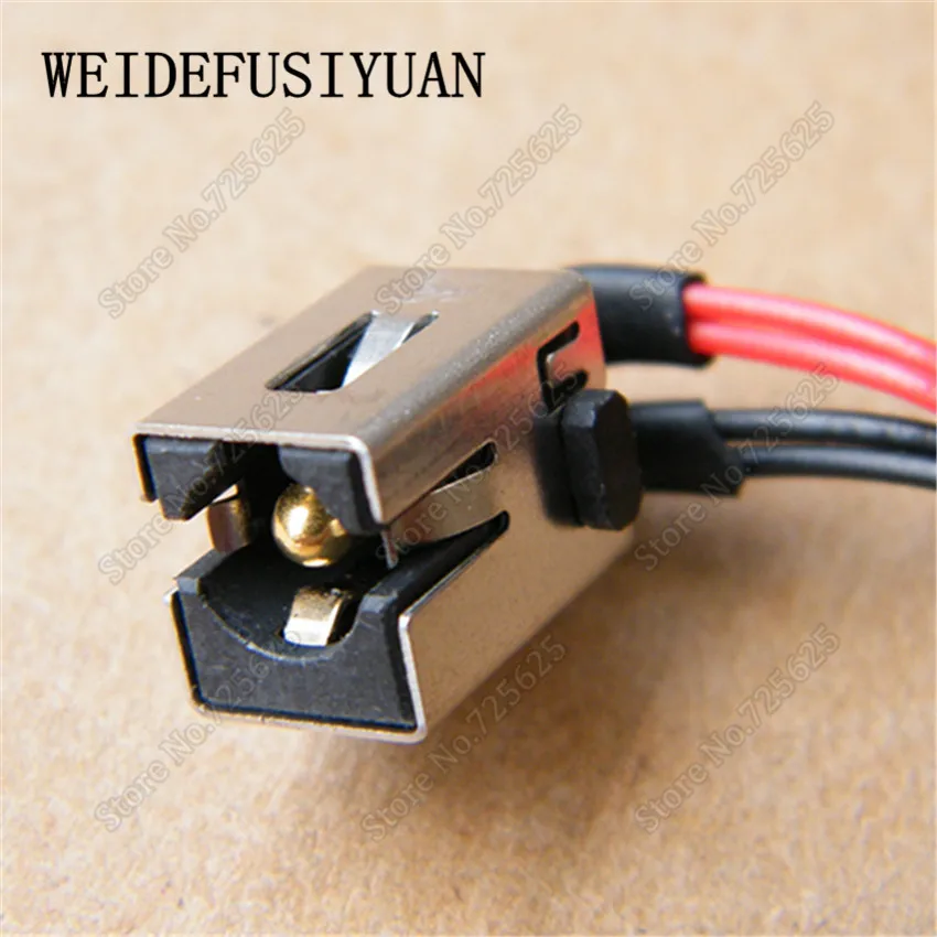 DC Power Jack Connector with Cable Socket for Lenovo IBM Z400 Z500 P400 P500 DC in Cable  1pcs