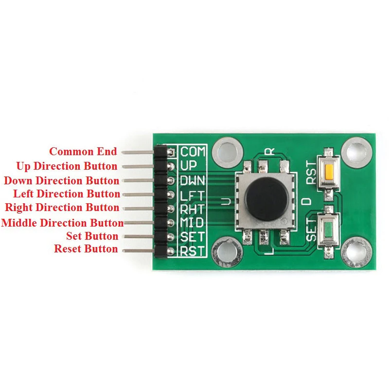 Five Direction Navigation Switch Button Module for MCU Game 5D Rocker Joystick Independent Keyboard for Arduino Joystick  Module