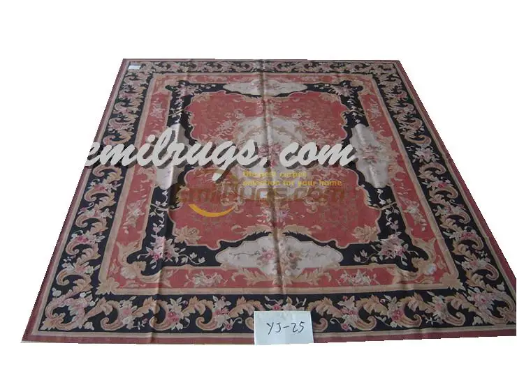 Carpet Handmade New Listing Aubusson Carpet Wool Knitting Carpets Square Rug