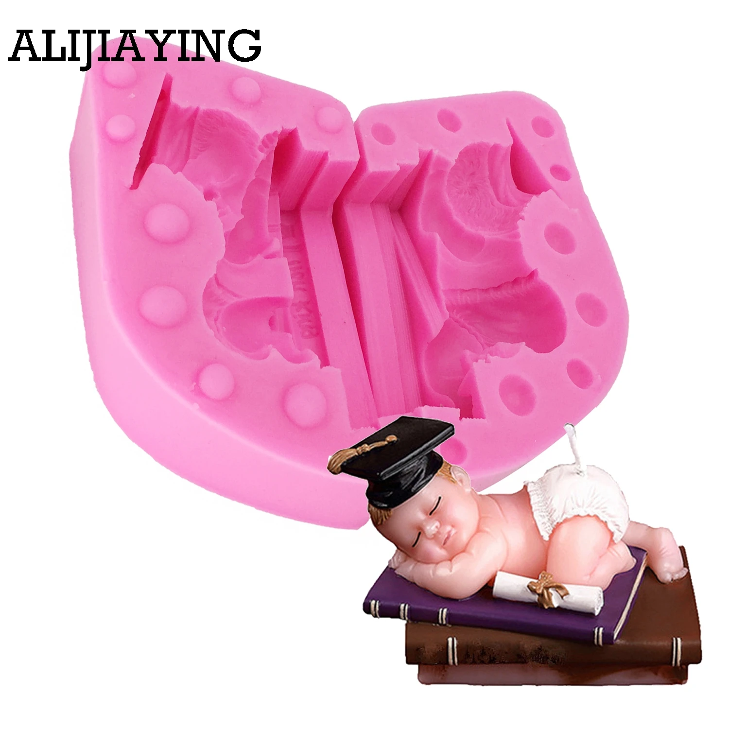 

M1021 Sugarcraft doctor Baby Silicone mold fondant mold cake decorating tools chocolate gumpaste Soap candles mold