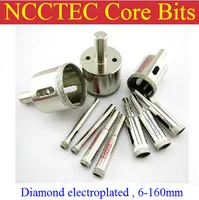 

9mm Just under 3/8 Inch Diamond Electroplated coated drill bits ECD38 FREE shipping | 0.35'' WET glass concrete coring bits