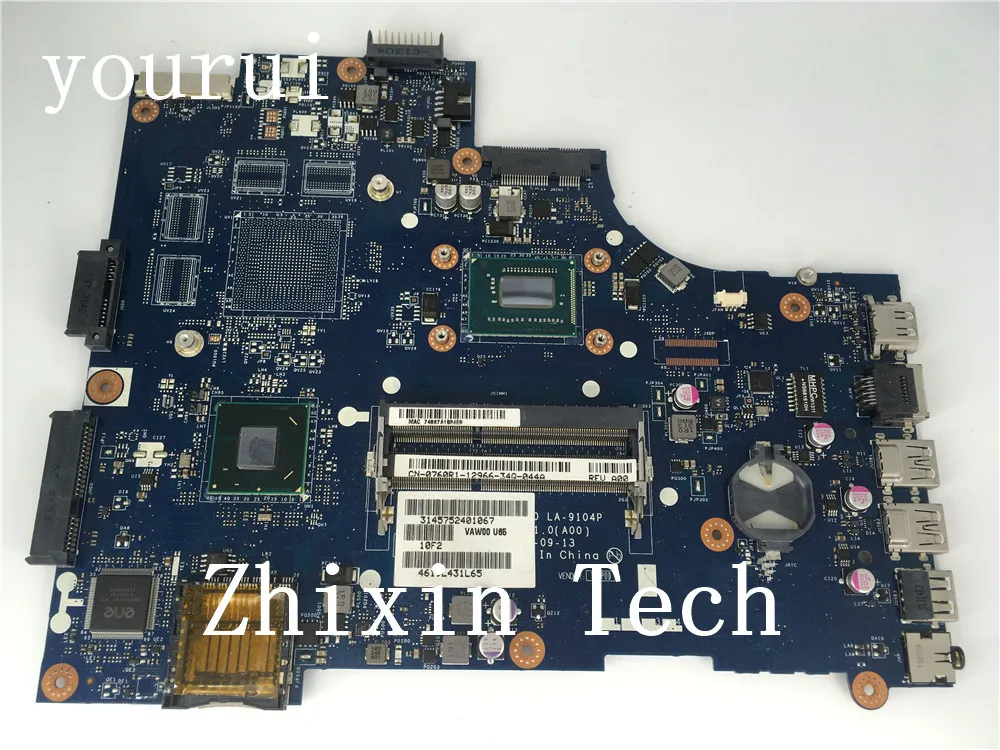 

yourui CN-0760R1 0760R1 0760R1 For Dell Inspiron 3521 5521 Laptop motherboard with i5-3337u CPU VAW00 LA-9104P Tested working