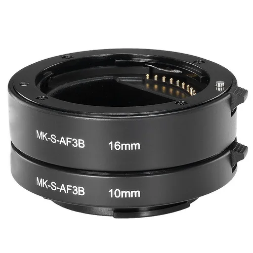 Imagen 2 del producto Meike Anillo de tubo de extensión Macro de enfoque automático para Sony E-Mount A6300 A6500 A6000 A7 A7II A7III A7SII NEX-7 NEX-6 NEX5R NEX-3N NEX-5