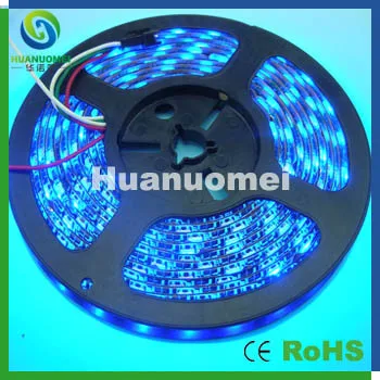 waterproof led pixel strip flexible led strip light 5050 smd 60leds/m,ip65,5v,black PCB