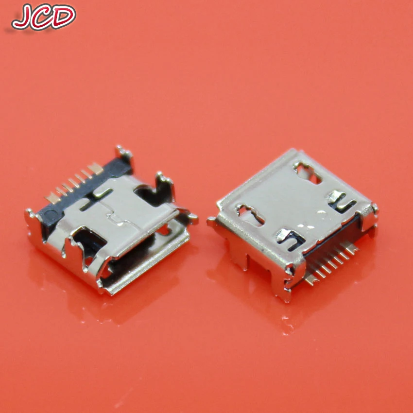 

JCD 20 шт. Новый гнездовой разъем Micro USB 7 контактов типа B для женского стандарта, разъем Micro USB 7 контактов, зарядная розетка для Samsung