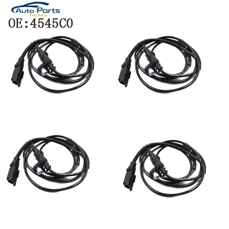 

4 PCS Rear L/R ABS Wheel Speed Sensor For CITROEN C6 PEUGEOT 407 4545C0 4545.C0 4545.G7 4545G7 9642688280 0986594521 S119291001Z