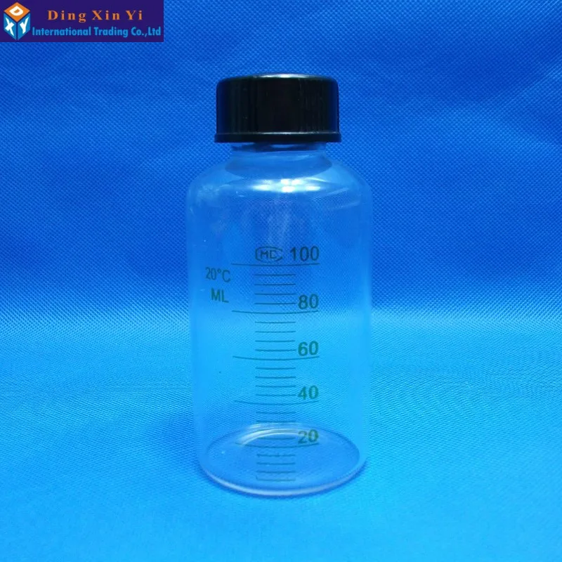 100ML10pcs/lot Glass Vials glass graduated sample bottles Serum bottle glassware