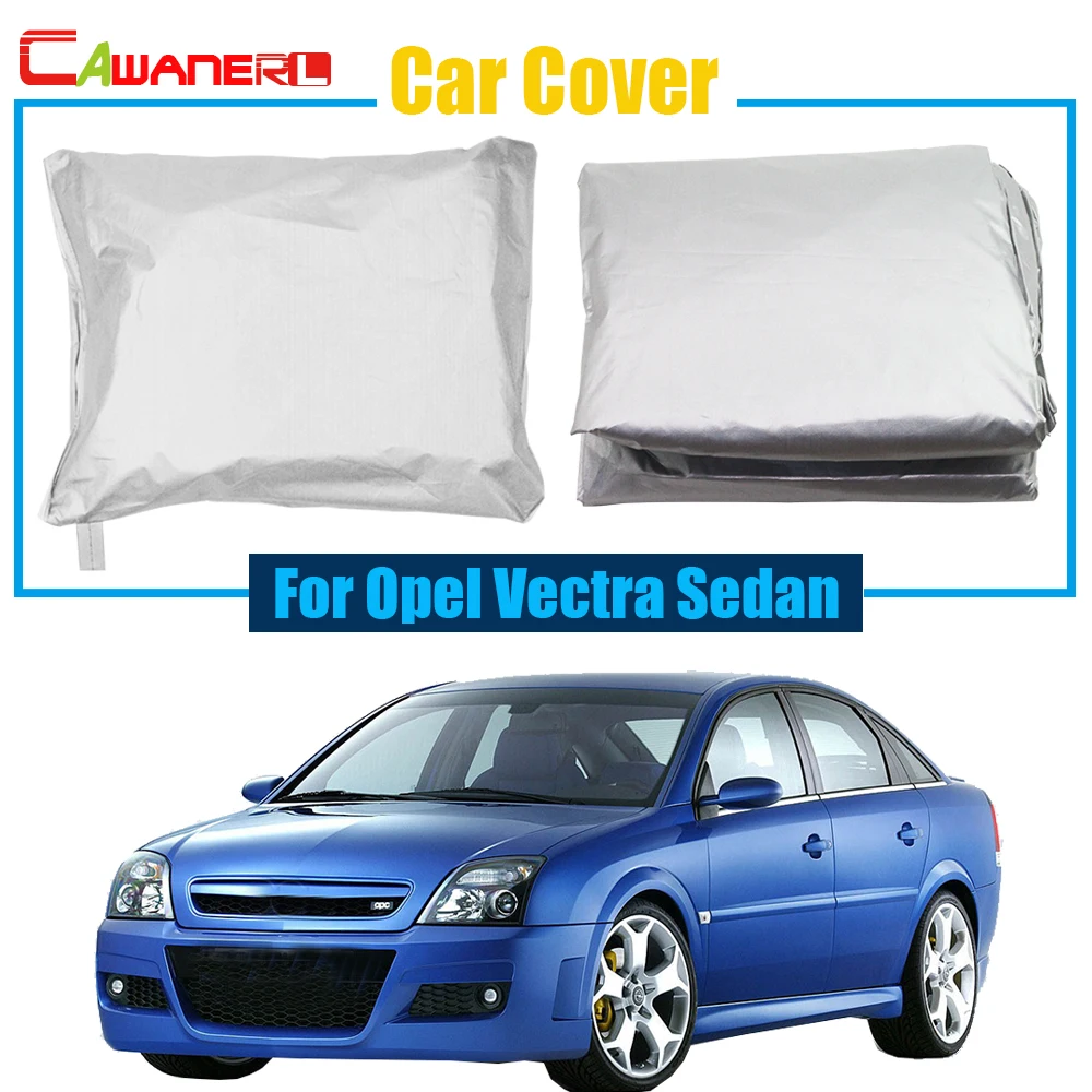 

Cawanerl Full Car Cover Outdoor UV Anti Dust Rain Snow Sun Preventing Protection Cover For Opel Vectra Sedan