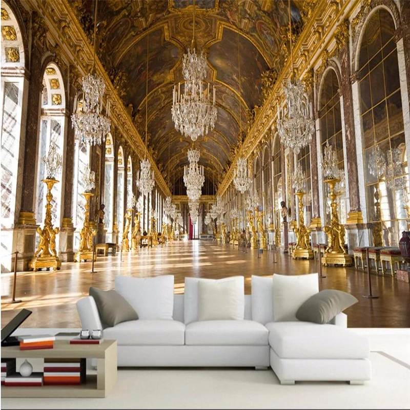 

beibehang wall wallpaper TV background European court palaces hotel bar KTV mural Custom wallpaper for living room papel wall