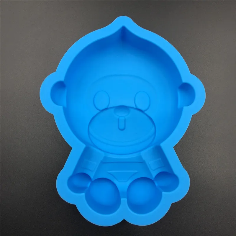 Single Monkey Shaped Silicone Cake Mold Handmake DIY Bread Mould Silicone Moulds For Cake Decorations