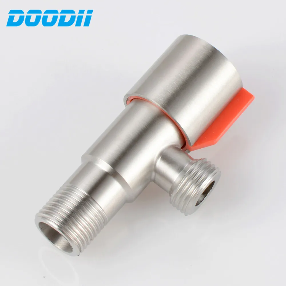 DooDii Angle Valves SUS304  Stainless Steel Brushed Kitchen Bathroom Accessories Angle Valve for Toilet  Sink  BasinWater Heater