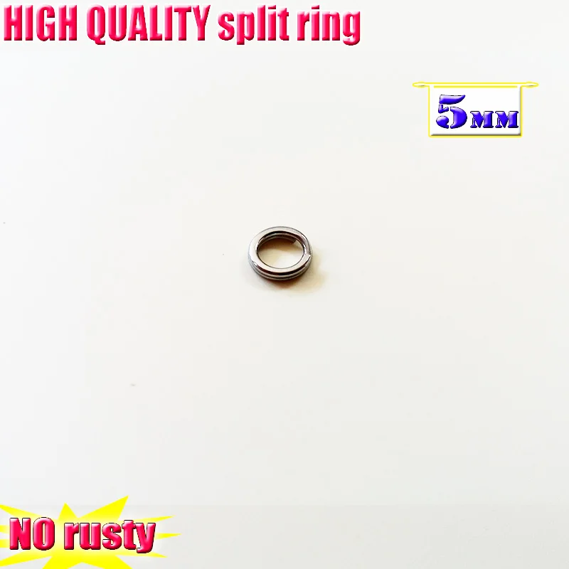 2023 new fishing split rings high quality not rusty stainless steel polishing technology 200pcs/lot