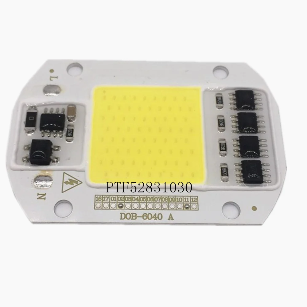 

COB Lamp Chip 20W 30W 50W 220V/110V Input Smart IC Driver Fit For DIY LED Floodlight Spotlight Cold White Warm White