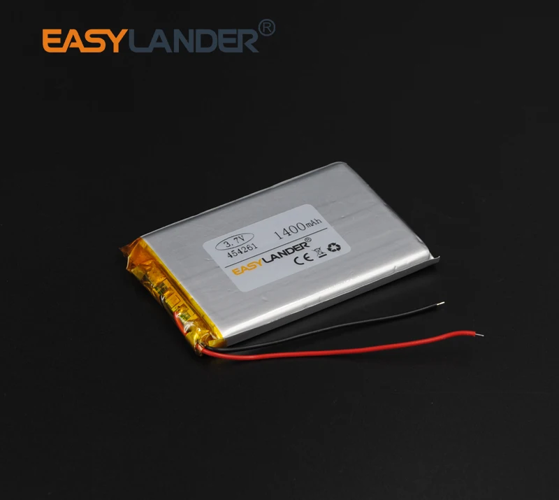 454261 3.7V 1400mAh Rechargeable Lithium Li-ion Polymer Battery 454260 Batteries