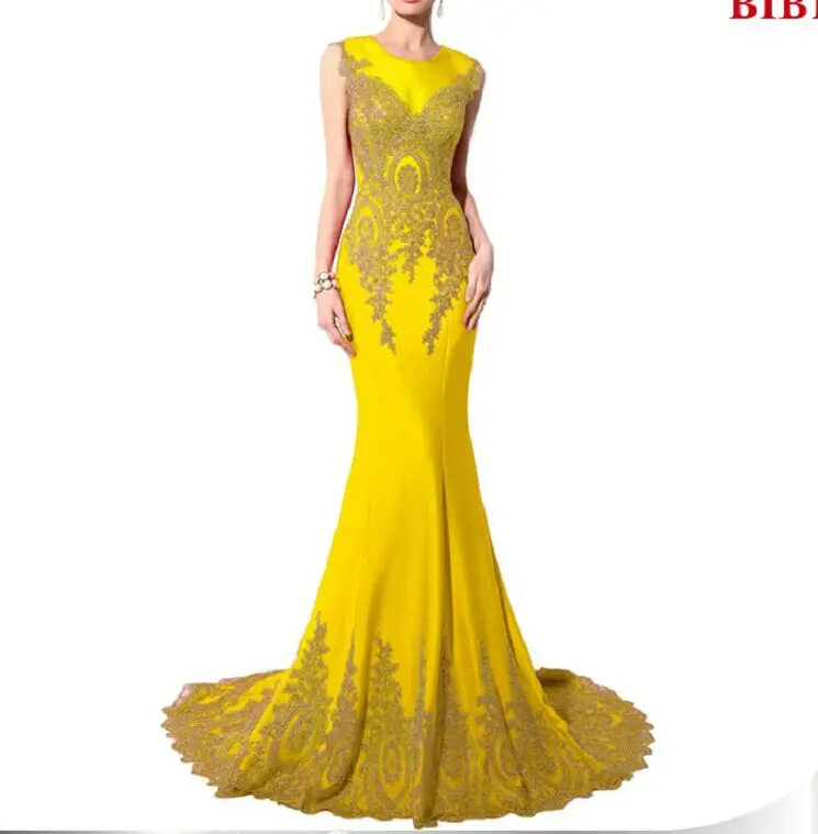 Elegante vestido de renda dourada para mãe e filha, vestido de festa dançante para meninas, jardas grandes, comprimento do chão, novo, entrega gratuita, 2024