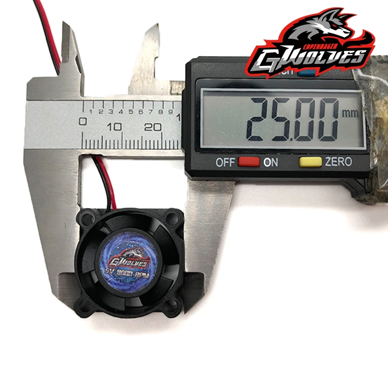 25/30/8000/50mm U/min 5V-7V Gleichstrom motor Esc Lüfter Kühlkörper für 30a 60a 120a 150a Esc Motor RC Teile Futaba Stecker