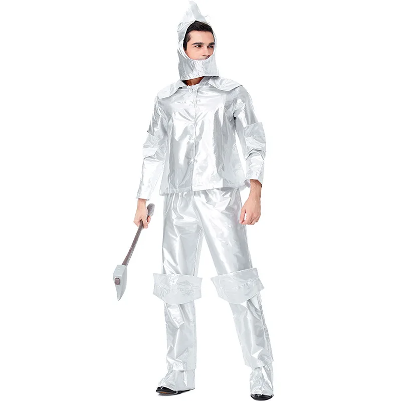 Umorden Erwachsene Herren Zauberer von Oz Tin Man Cosplay Kostüme Halloween Karneval Purim Karneval Party Outfit