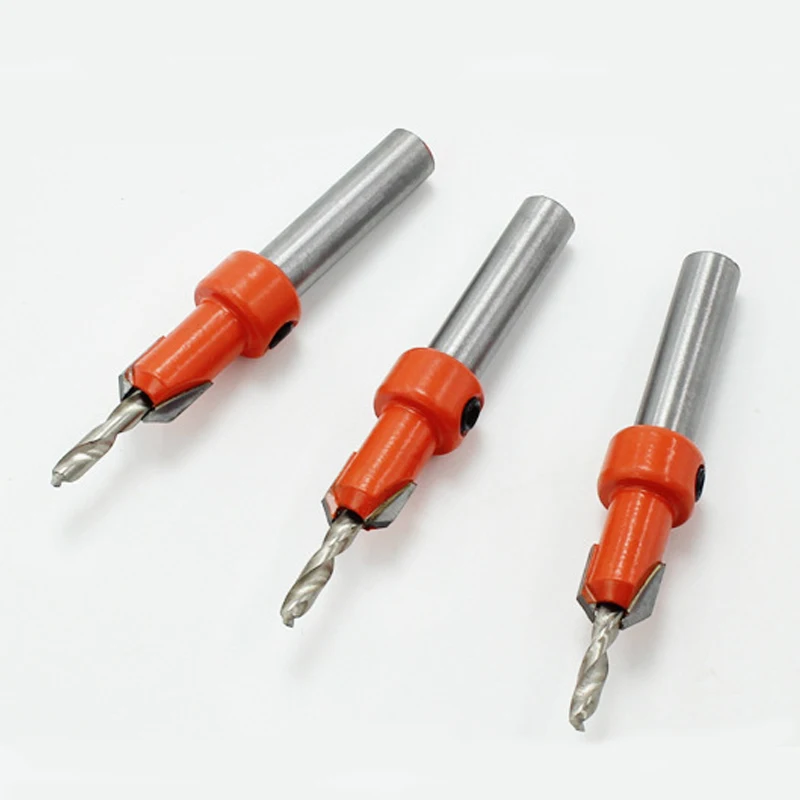 2ชิ้น/ล็อต Dia.8-10Mm Woodworking Countersunk เจาะบิตทังสเตนคาร์ไบด์บิตอัลลอยด์เจาะสกรู8MM Shank ขั้นตอนเจาะบิต