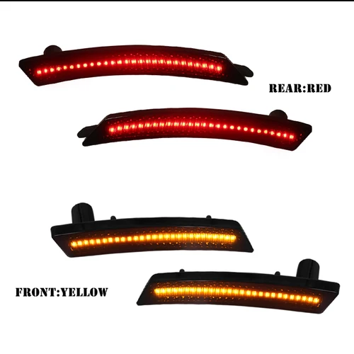 Imagen 2 del producto Luz LED de posición lateral trasera/delantera, lámpara repetidora lateral, luz de señal de giro, lámpara de Panel LED para Mini Cooper R55 R56 R57 R58 R59 R60 R61