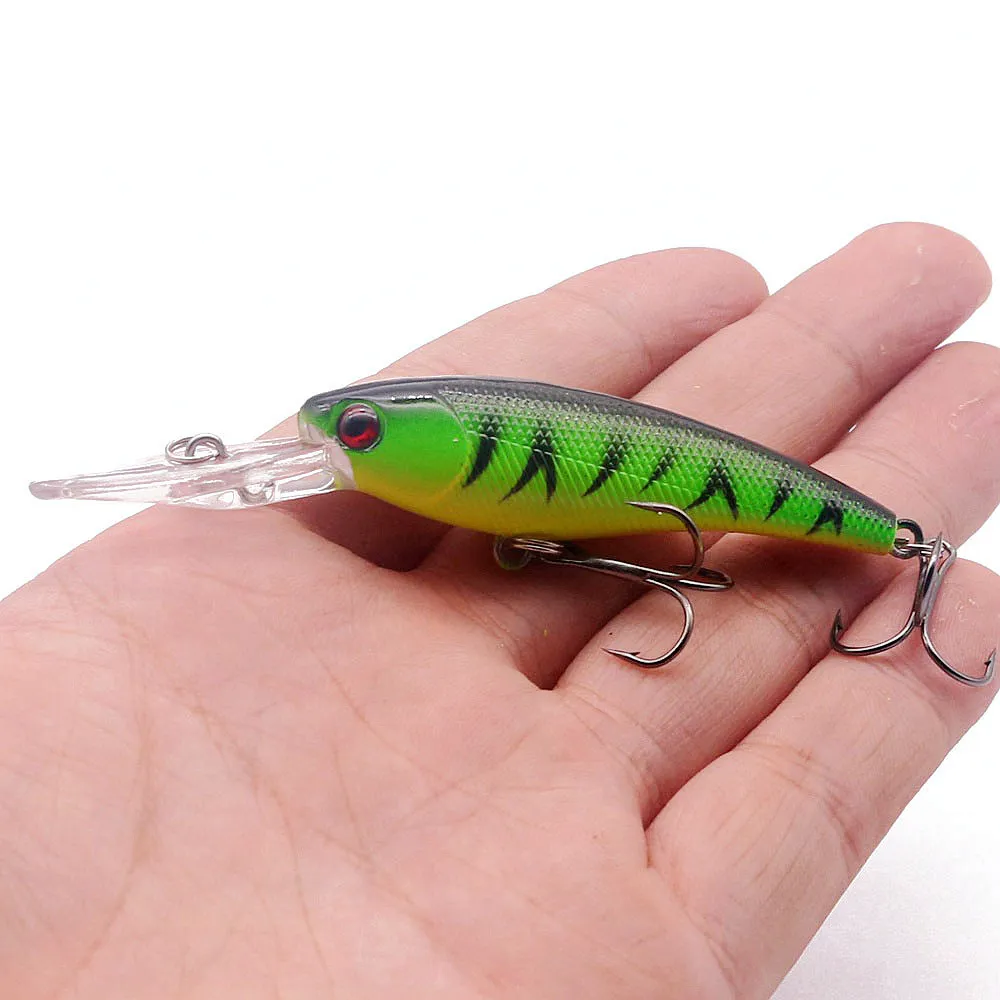 1pcs Minnow Fishing Lures Wobblers Crankbaits 9.5cm 7.2g Artificial Hard Baits All For Fishing Bass Lures Trolling Pesca Carp