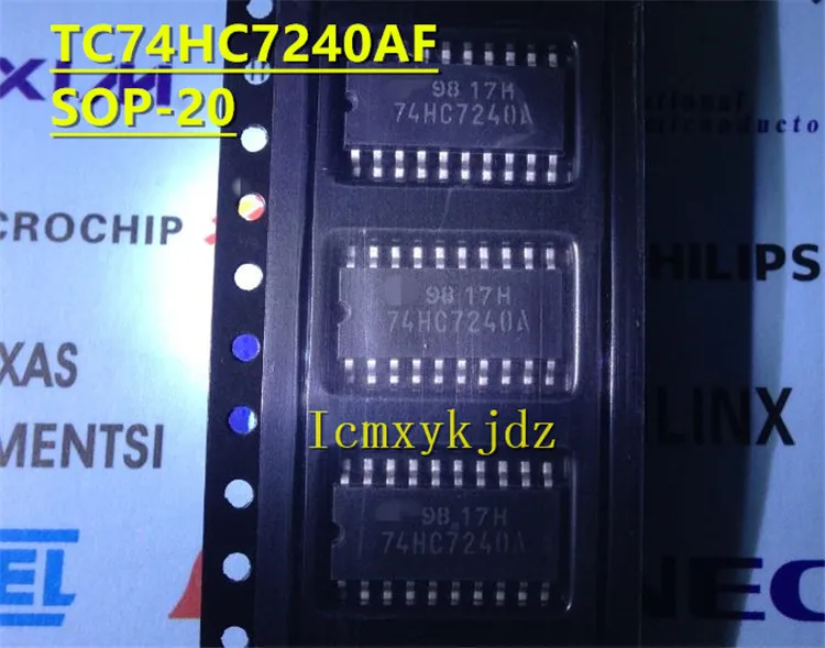 

10 шт./лот, TC74HC7240AF 74HC7240A SOP-20, новый оригинальный продукт, бесплатная доставка, быстрая доставка
