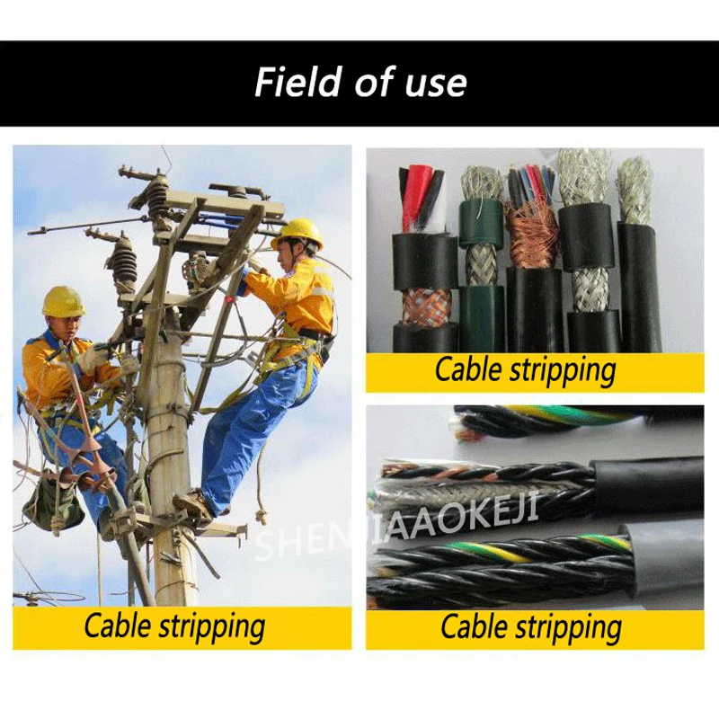 Multifunctional wire stripper Cable stripper BX-40A/BX-40B/KBX-65 Insulated wire overhead Wire stripper Peeling knife 1pc