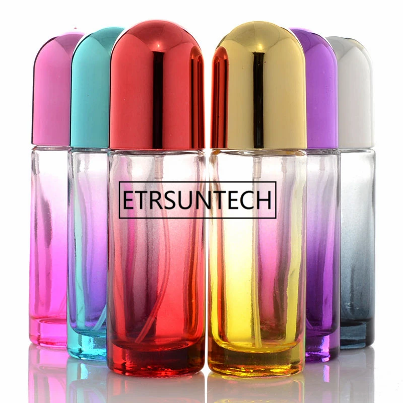 

20ml Colorful Glass Spray Bottle Atomizer Perfume Travel Bottle Cosmetic Container Refillable Perfume Bottle F1215