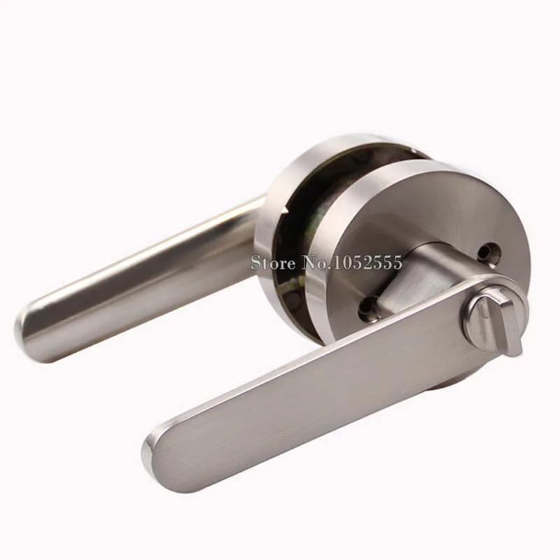 

Brand New Heavy Solid Door Locks Living Room Bedroom Bathroom Door Handle Lock Door Lever Lock Brushed Finished + Keys