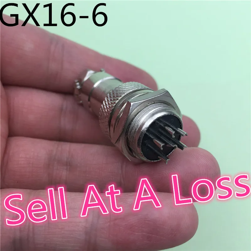 

1set/lot GX16 6 Pin Male & Female L74 Diameter 16mm Wire Panel Connector Circular Aviation Socket Plug Sell At A Loss Ukraine