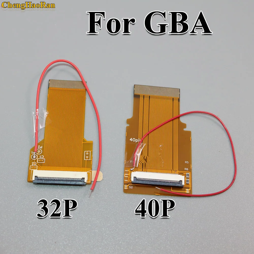 1PC Replacement 32Pin 40 Pin For Gameboy Advance MOD LCD Backlight Cable Ribbon for GBA SP Backlit Screen Mod 32P 40P