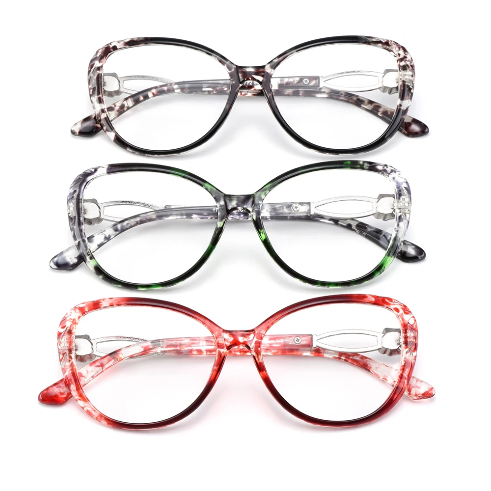 Gmei Optical Urltra-Light TR90 Big Frame Cat Eye Style Women Full Rim Optical Glasses Frames Female Plastic Myopia Eyewear M1772