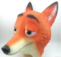 New Arrival Movie  Guise Scary Mask Judy Funny Nick Fox Latex Headgear Mask