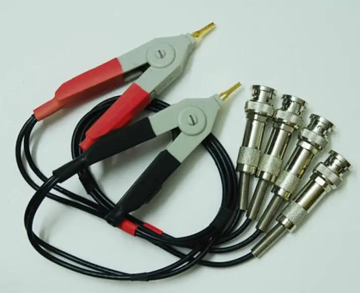 LCR Meter Test Leads / LCR test Clip / Terminal Kelvin Test Wires w/4 BNC