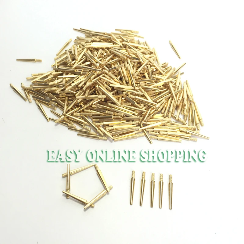 500PCS New Dental Lab Brass Dowels #2 Medium Mold Supplies