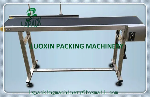 LX-PACK أدنى سعر المصنع cij النافثة للحبر الطابعات المحمول سيور ناقلة التلقائي الترحيل آلة البيض الناقل حامل دعم