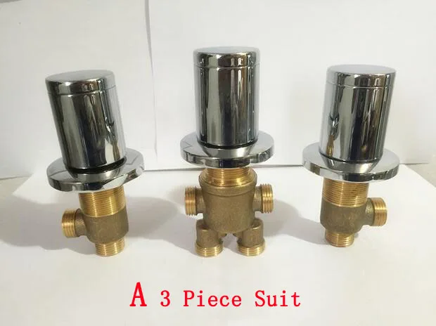 Copper water separator bathtub valves faucet accessories,2/4 Interface shower room mixing valve,Cold and hot water master switch