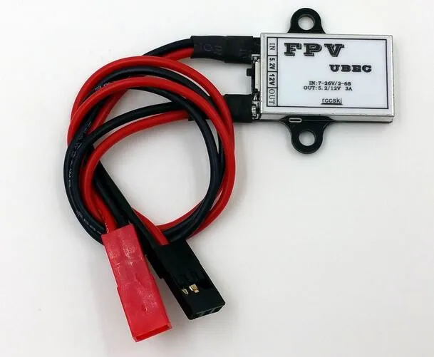 FPV UBEC 5.2V / 12V output supply power to AV transmitter For RC Airplane