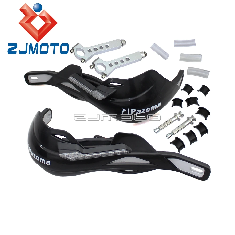 

Motorcycle 22mm 25mm 28mm Handguards w/ Turn Indicators Handguards Brush Bar Dirt Pit Bike Hand Guards