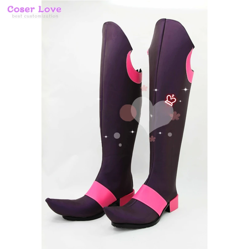 Little Witch Academia Akko Kagari Cosplay Shoes Boots Halloween Christmas Shoes