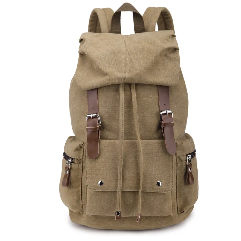 Hot Sale! Vintage Women Canvas Backpack big capacity Rucksack Men Travel mountaineering backpack Unisex school backpack PT495