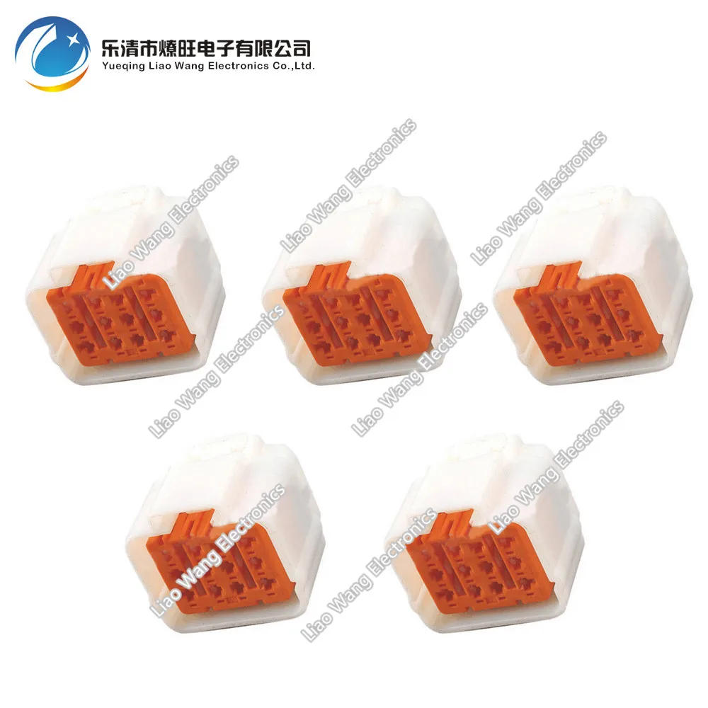 5 Sets 12 pin car connector with a dedicated , female plastic shell DJ7124-2.2-21 12P car connector